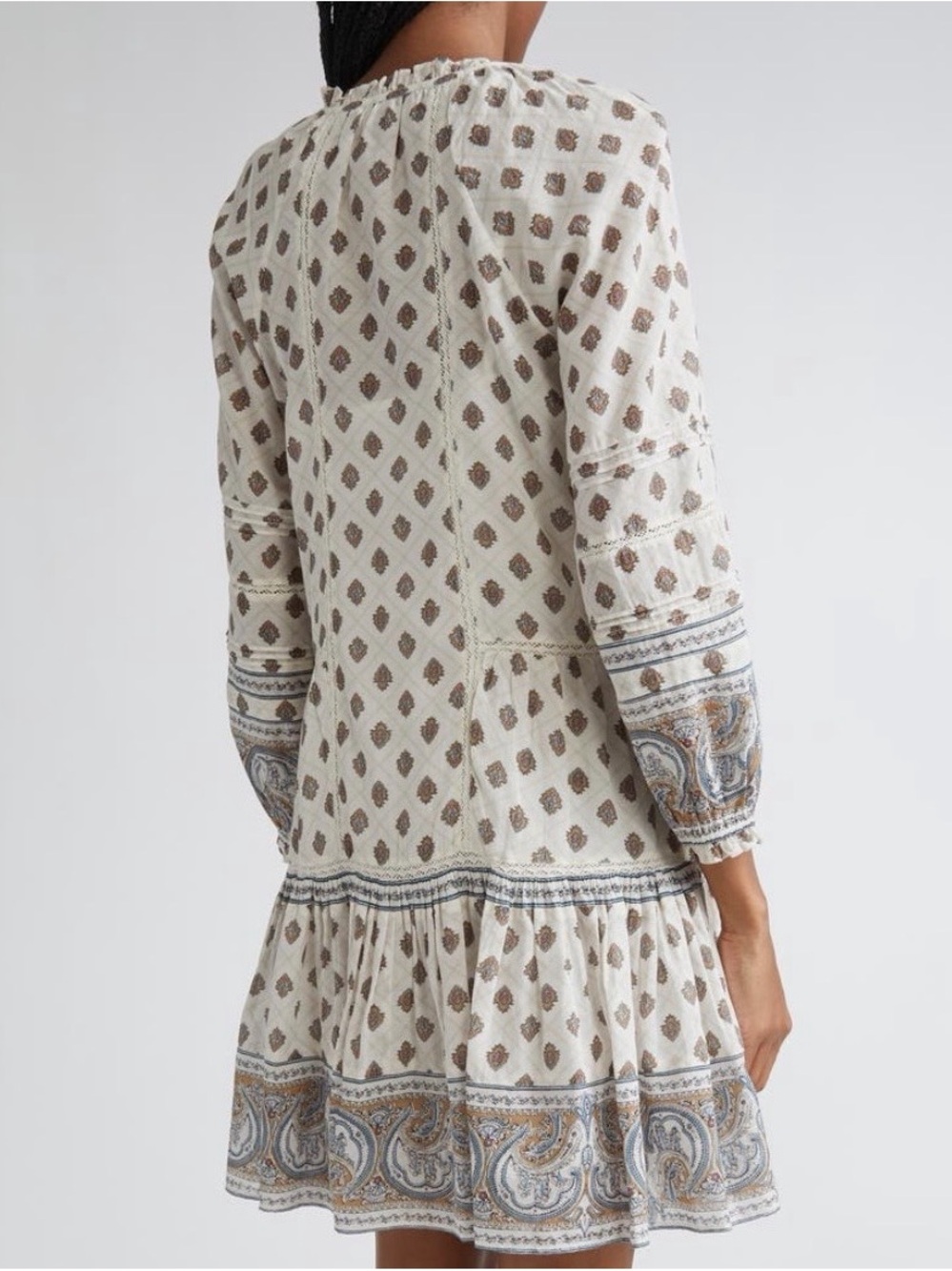 Veronica Beard Belissa Paisley Mini Dress. Boho Chic, Coastal, Resortwear - Picture 2 of 13